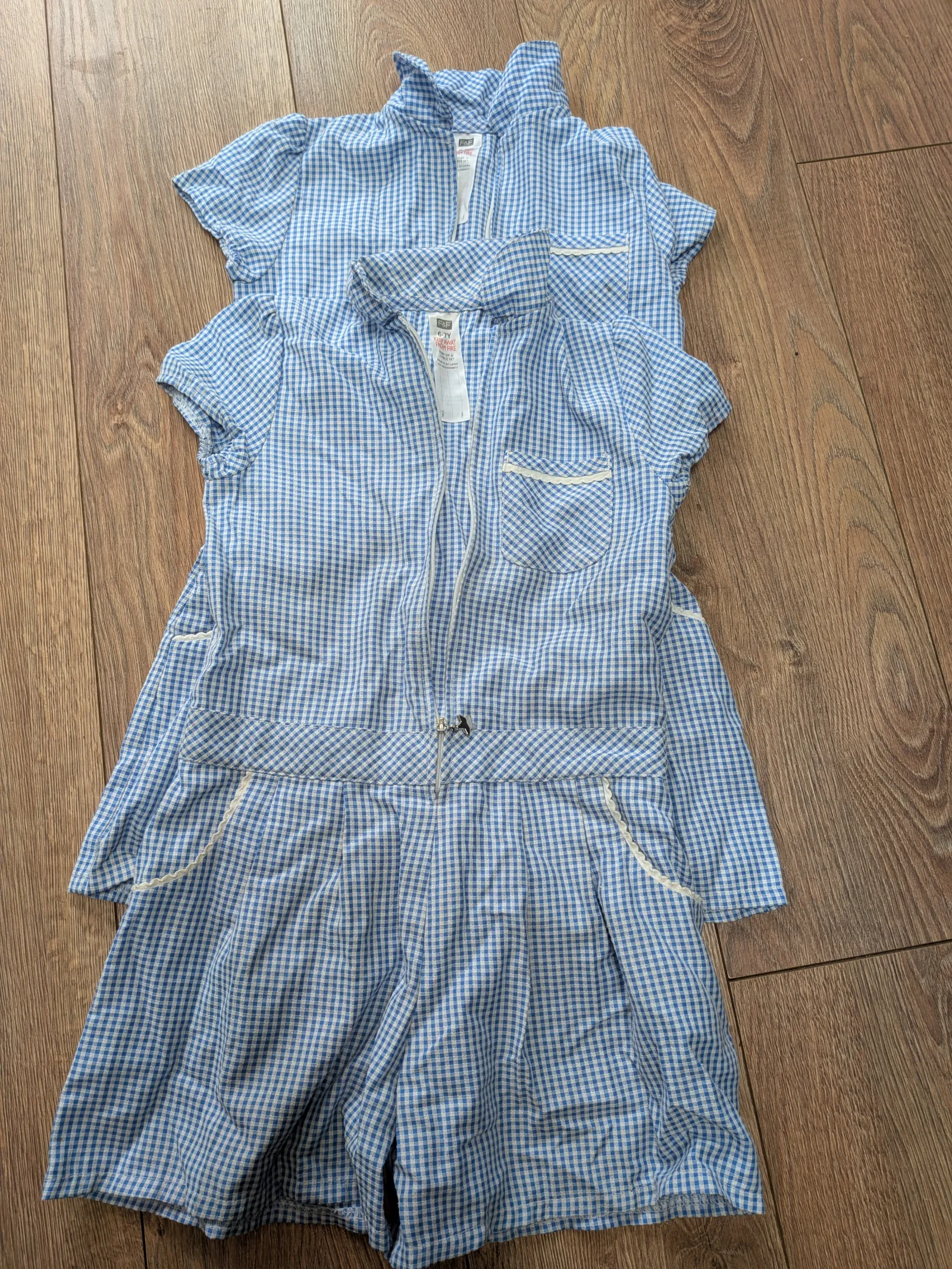 Age 6-7 Summer Culottes Jumpsuits