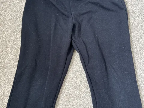 Girls black school trousers with little star gem. Ages 4-5