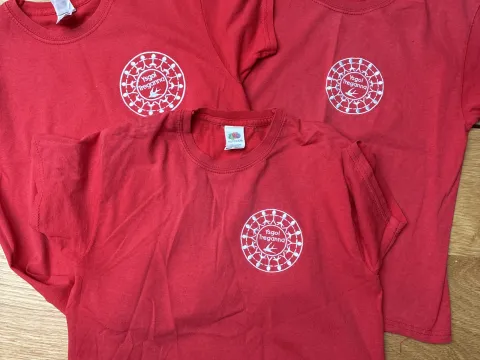 Treganna red PE T-shirt