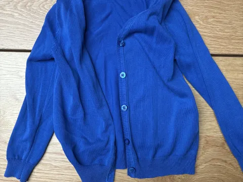 Blue cardigan (excellent condition)