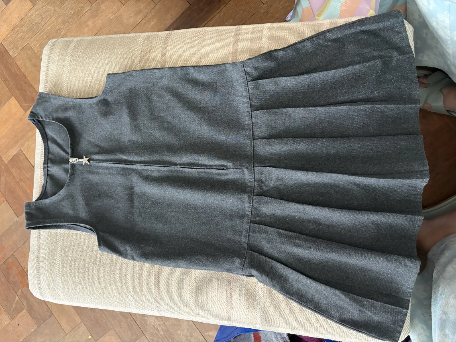 x2 Grey Pinafore Dresses