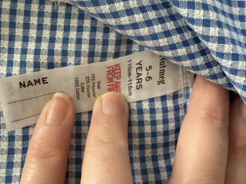 Gingham School Dresses x2