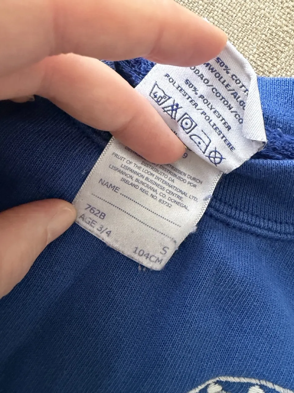 Blue Logo Jumpers x2
