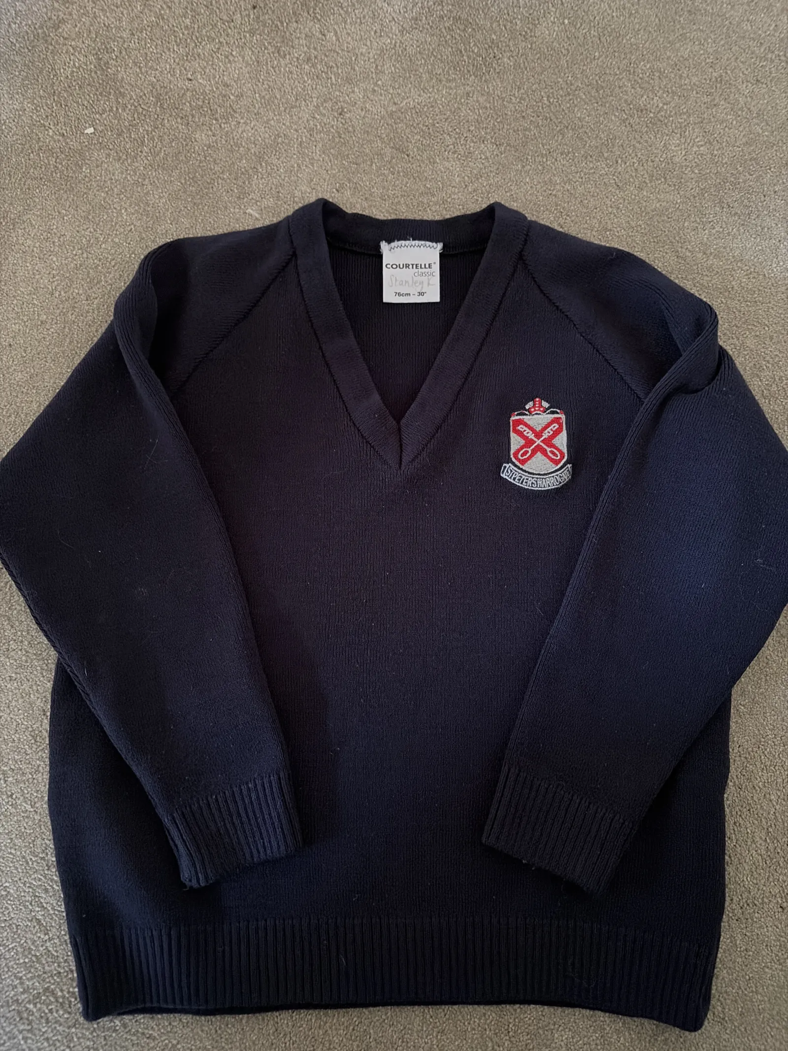 School jumper size 30