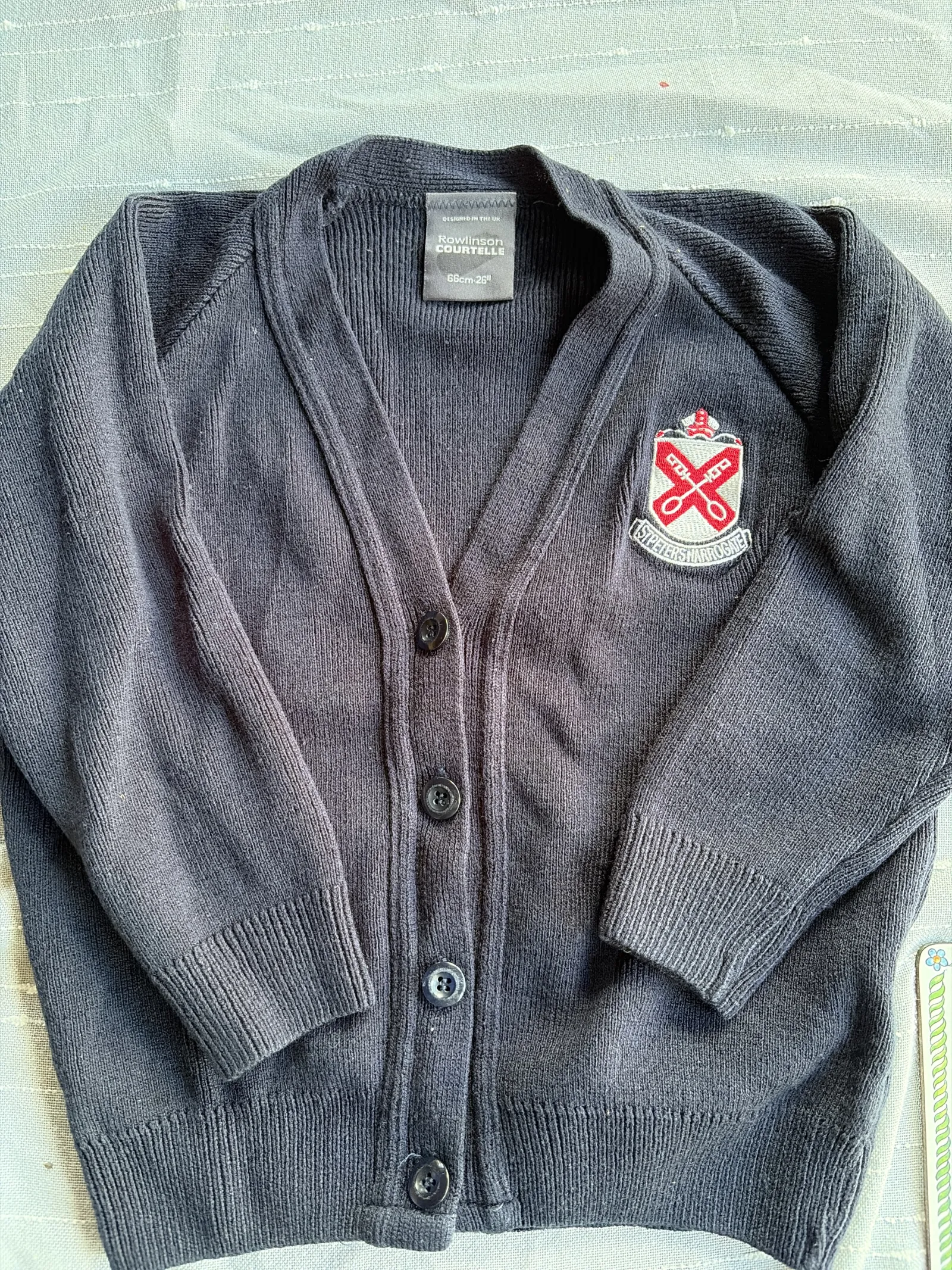 School cardigan size 26