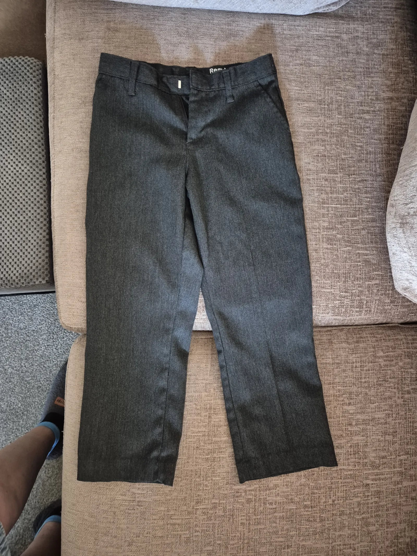 Grey school trousers