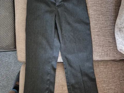 Grey school trousers