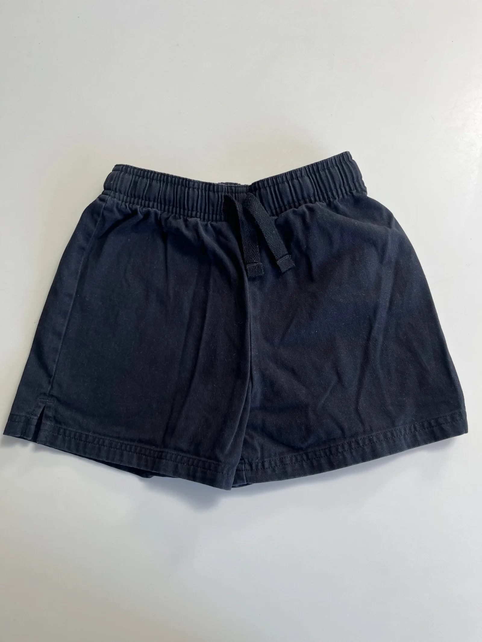 M&S black PE shorts 5-6y cotton