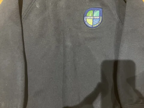 Jumper with school logo