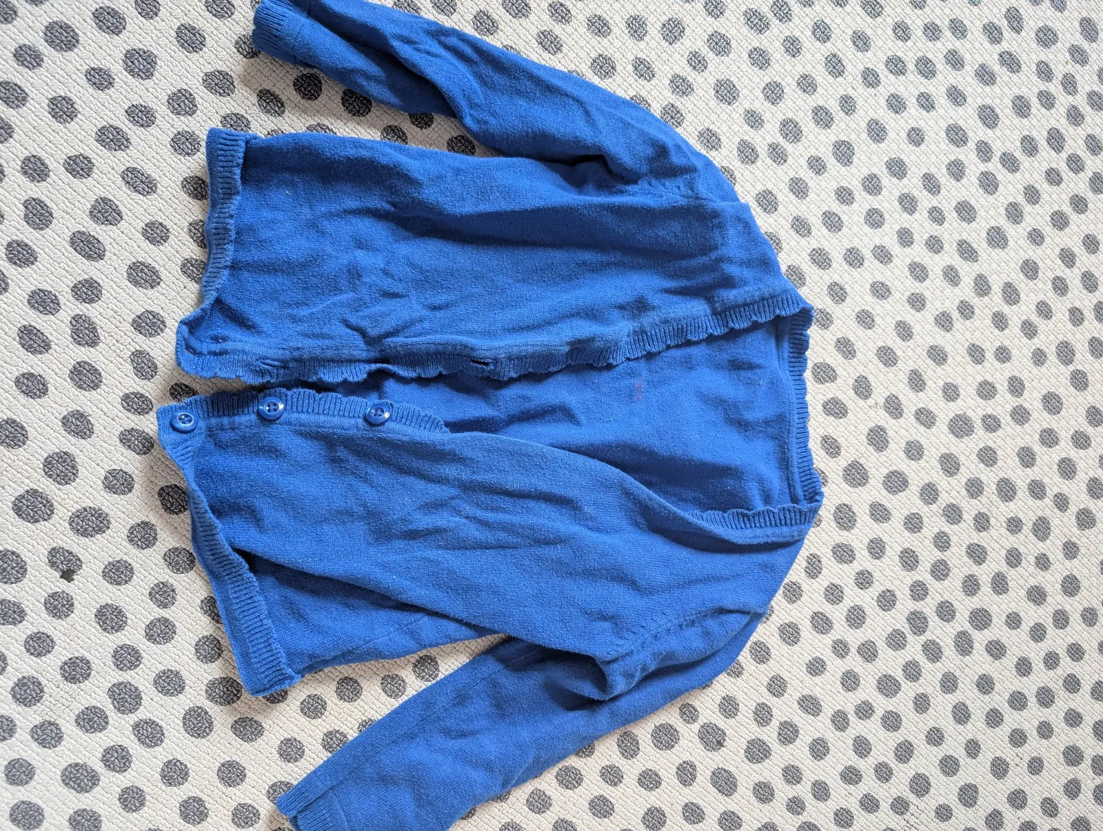 Blue cardigan