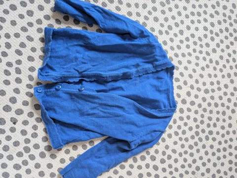 Blue cardigan