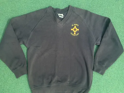 Navy St Mary's School Jumper Size 30/32