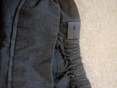 Grey school skirt