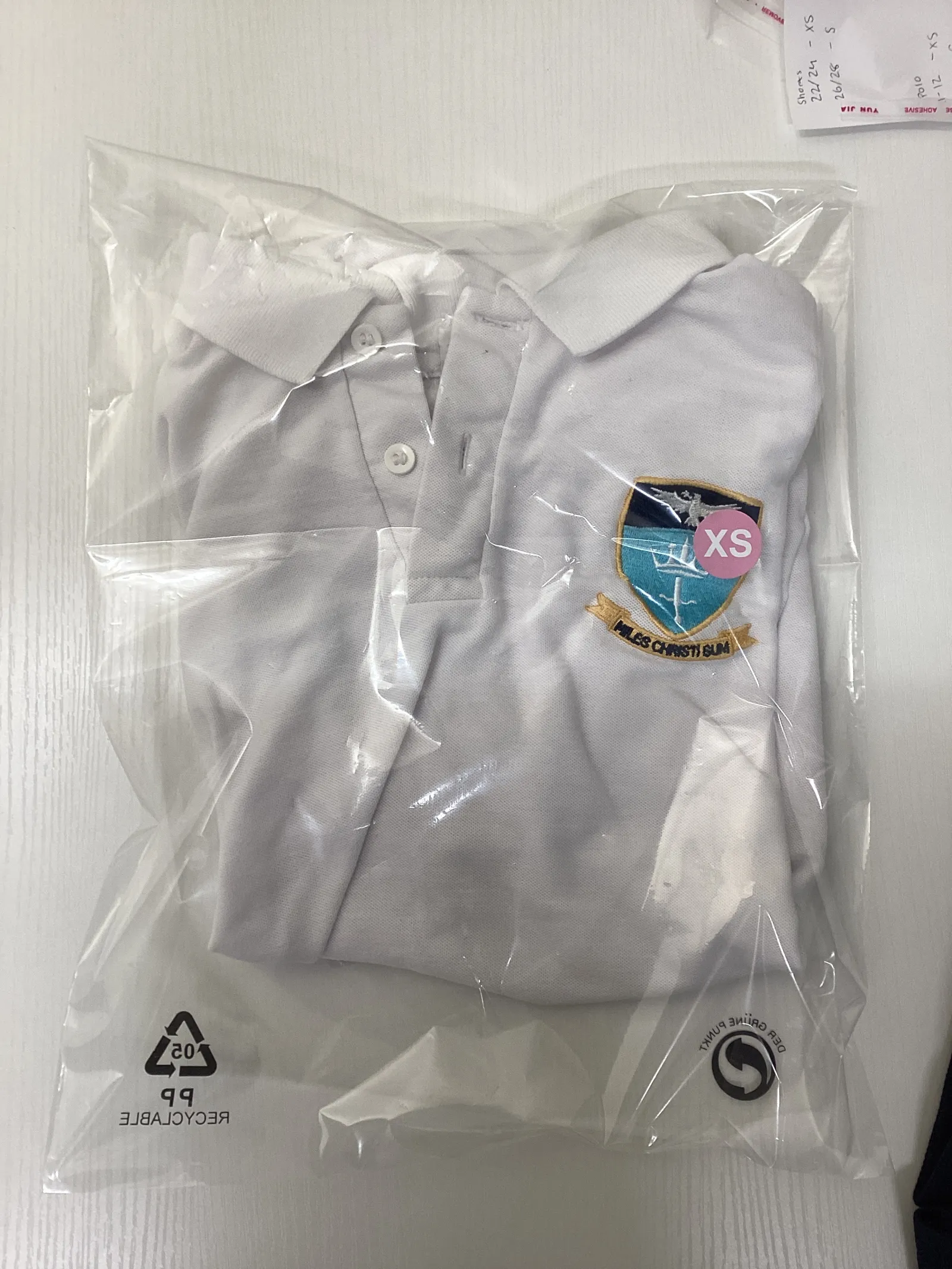 School PE polo top