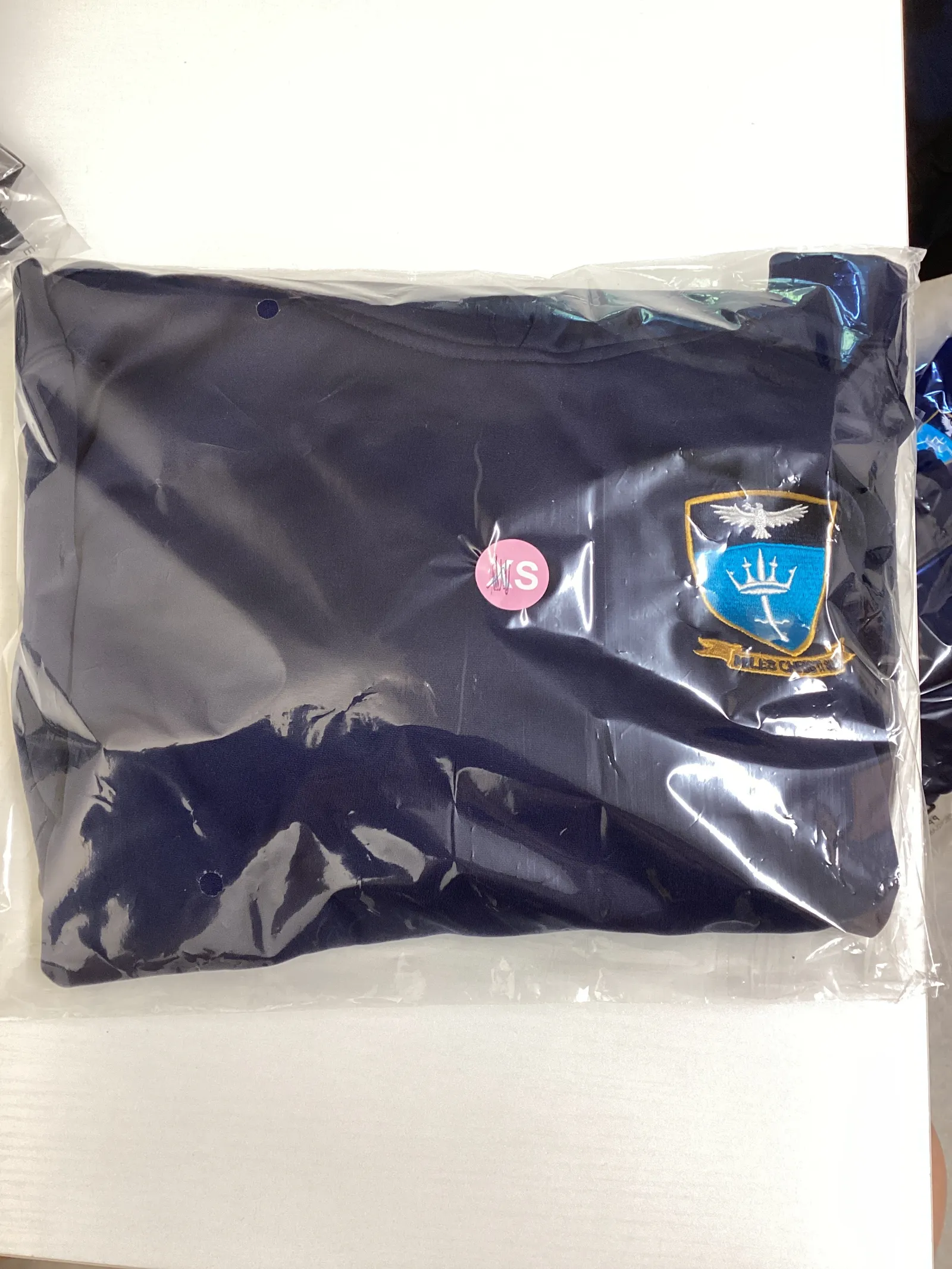 NEW navy school PE hoodie