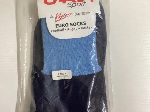 Football/rugby navy socks