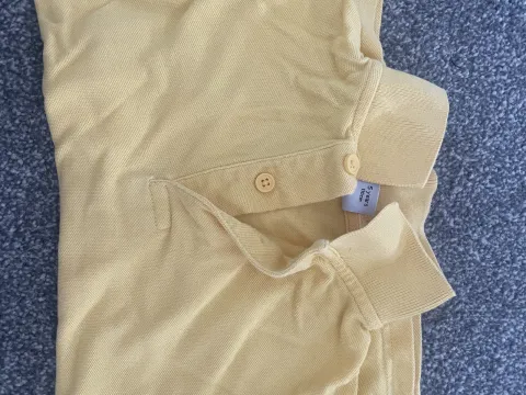 Yellow polo t shirt