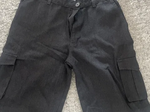 Grey school shorts