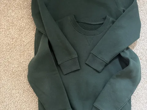 Green sweaters