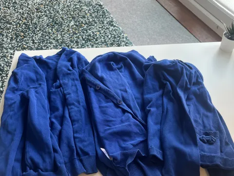 Navy cardigans