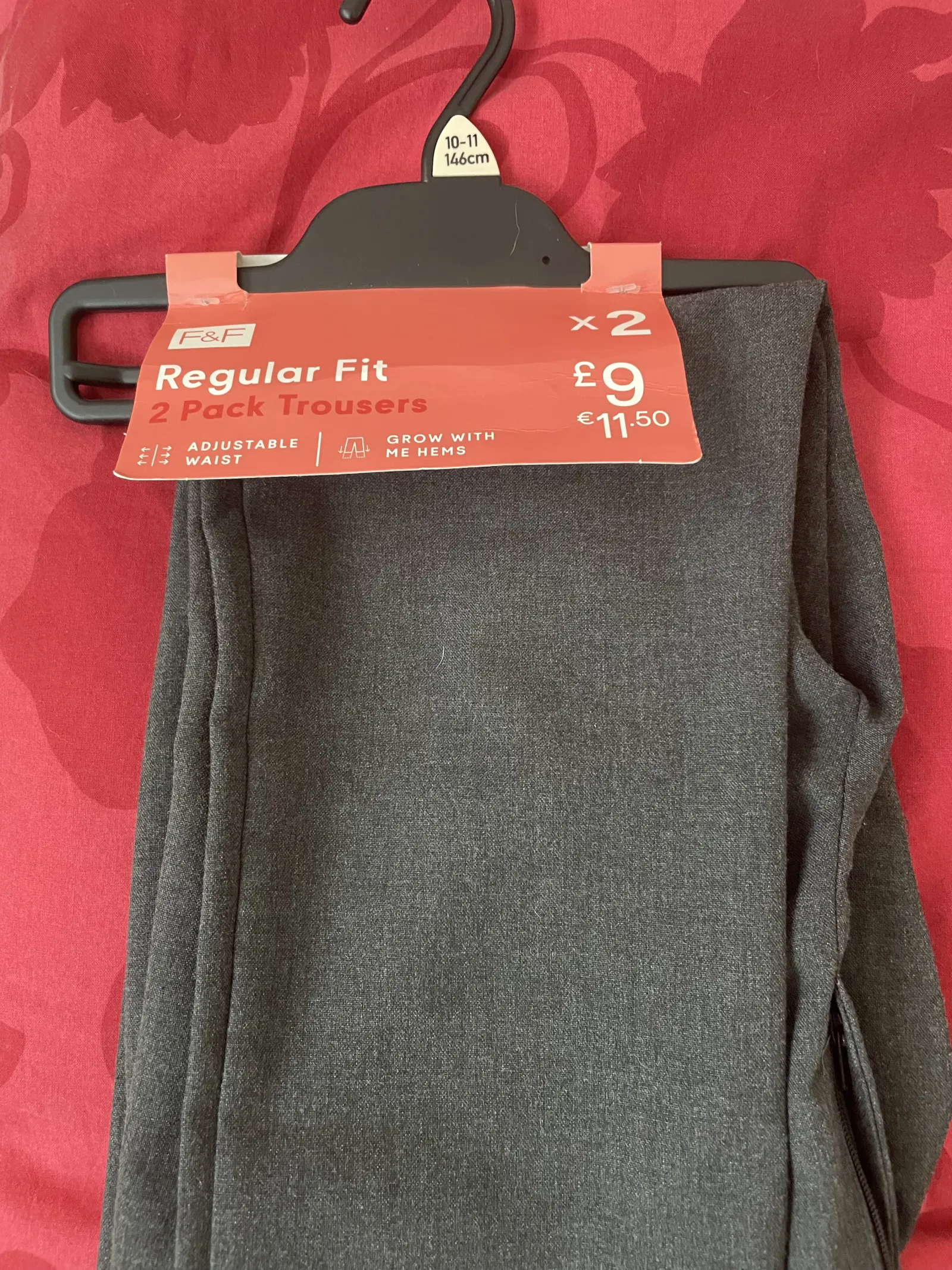 10-11 grey trousers