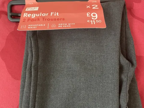 10-11 grey trousers