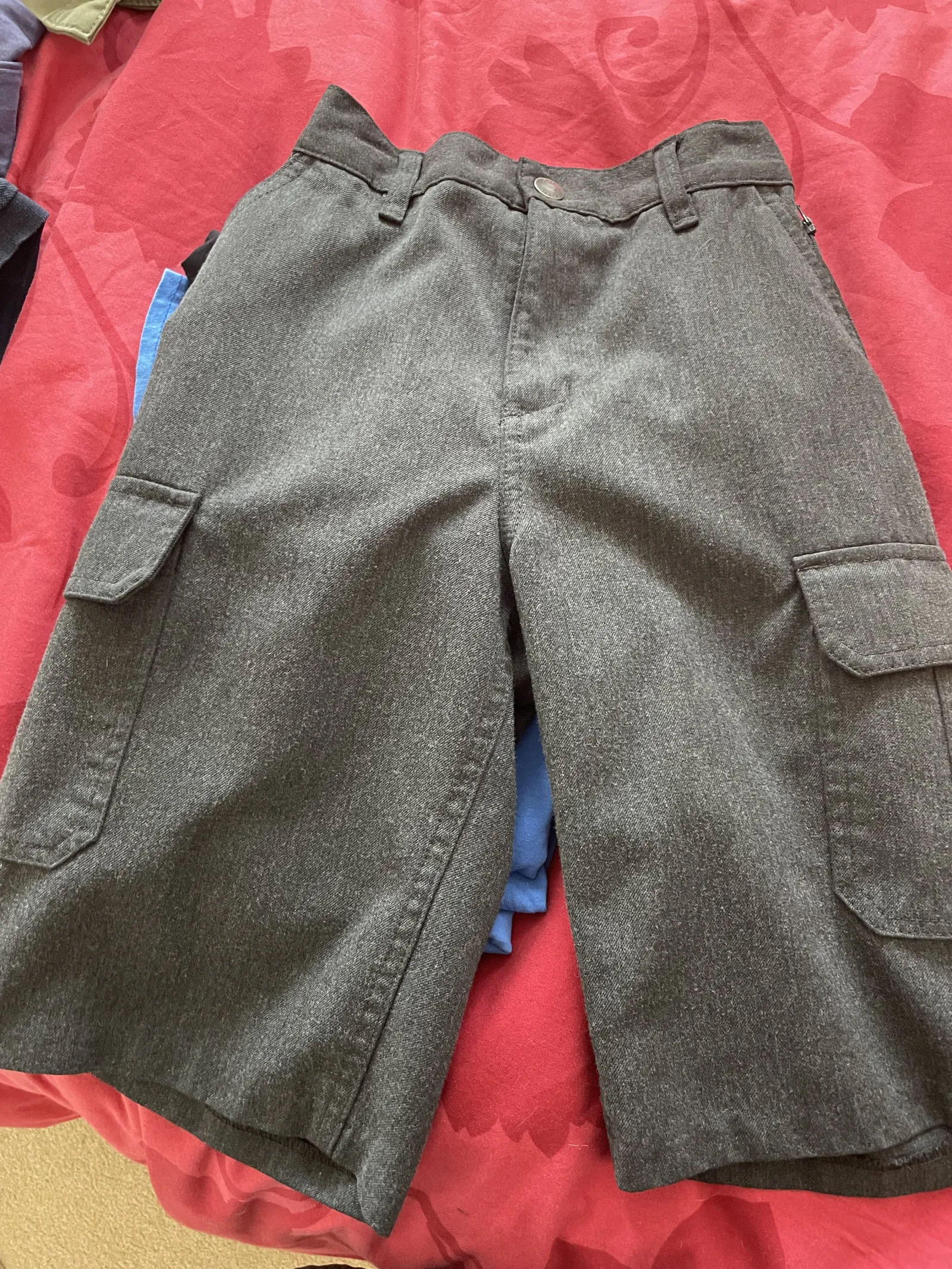 Boys grey trousers