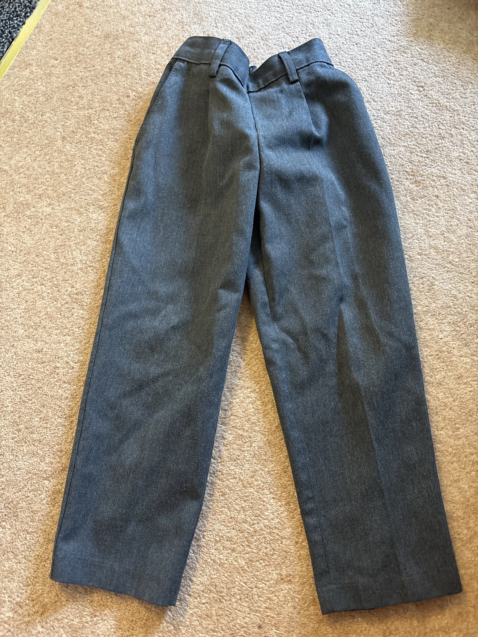 M&S age 4-5 grey trousers.