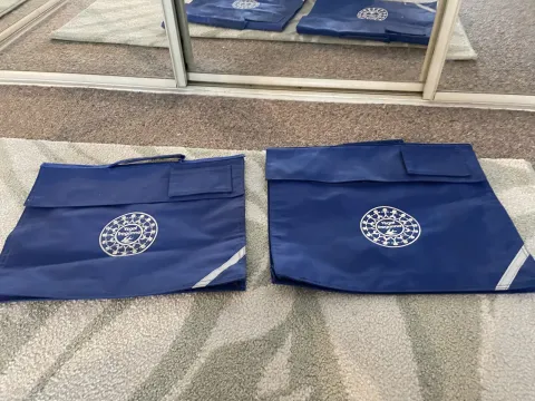 Blue Treganna book bag