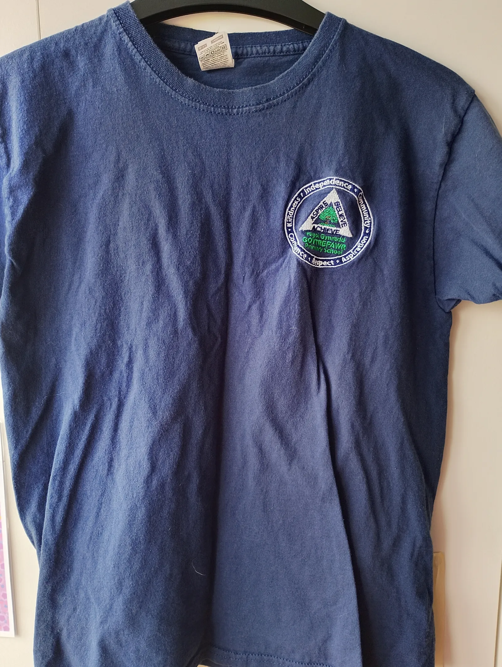 School logo, pe tshirt