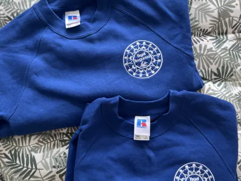 X2 Blue Jumpers -7-8 age