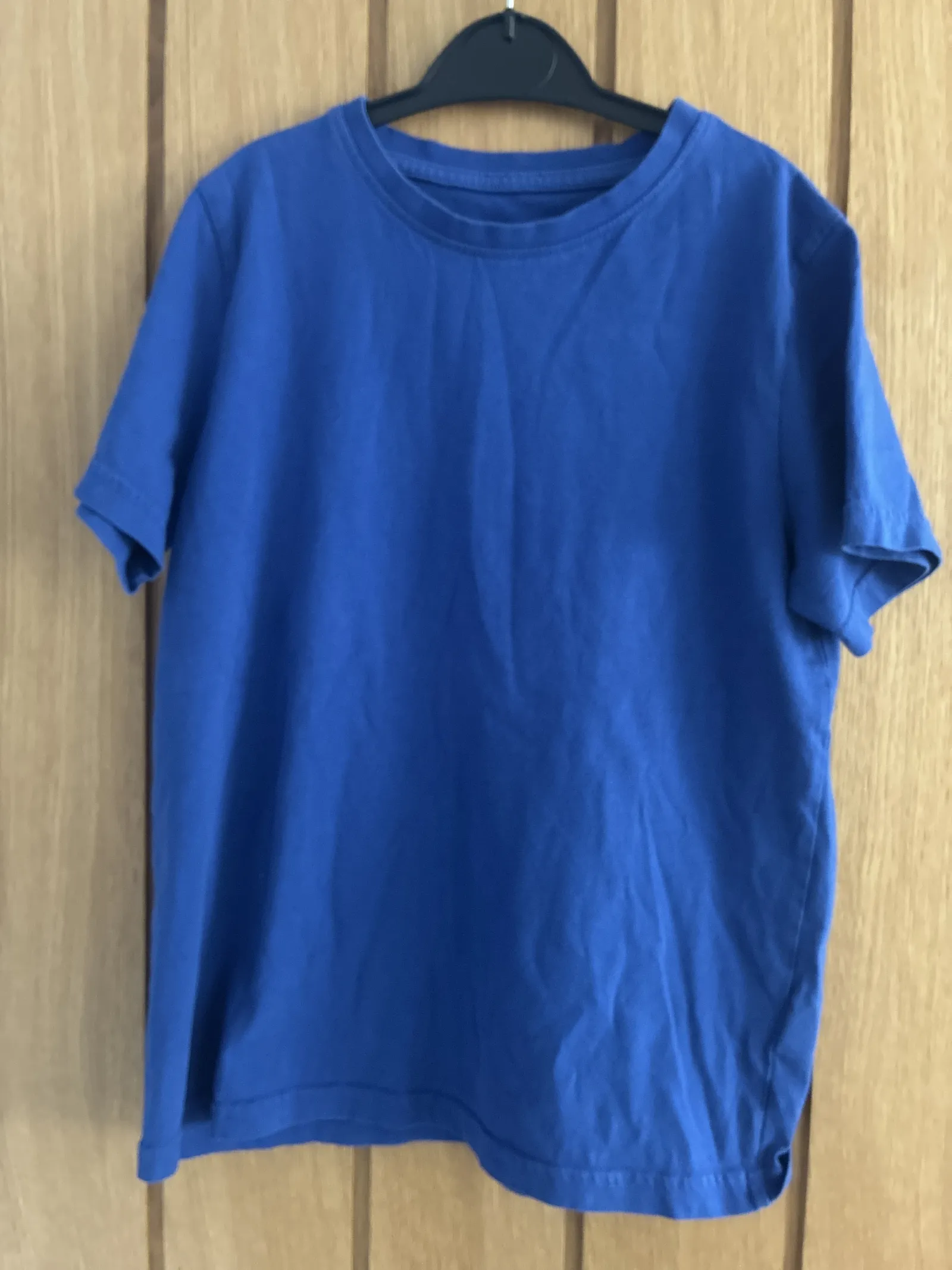 Blue cotton t-shirt