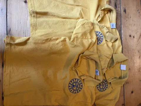 3x 7-8 Yellow polos