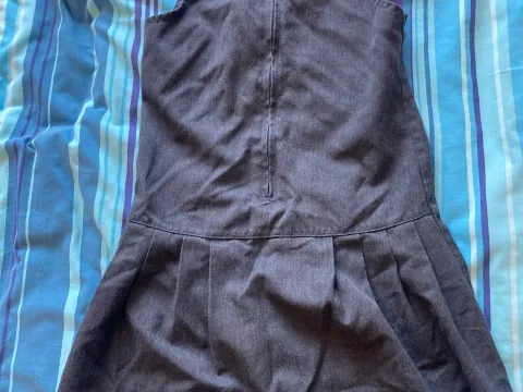 Grey George Pinafore Dress