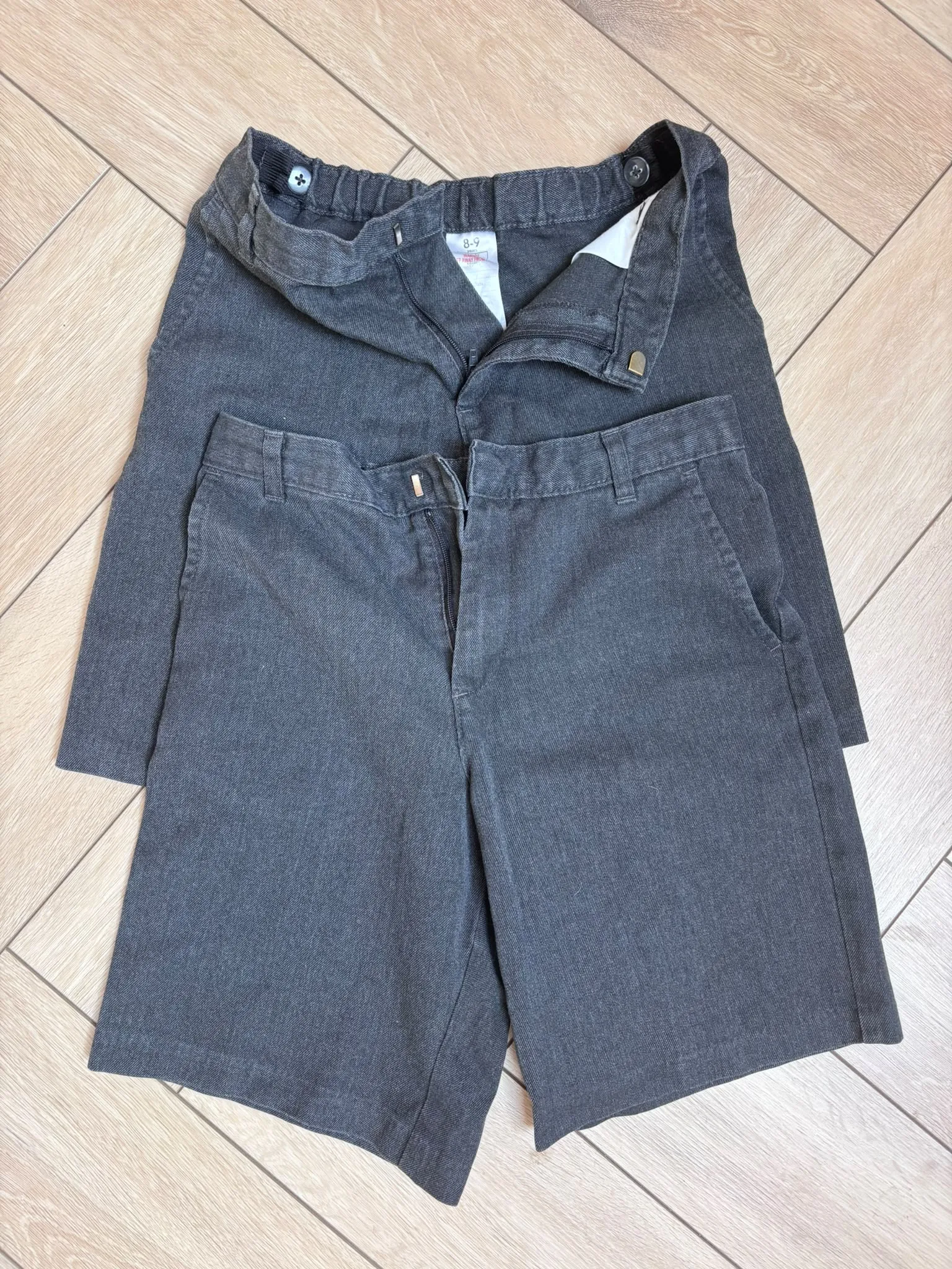 8-9 grey shorts George
