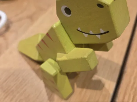 Wooden dinosaur