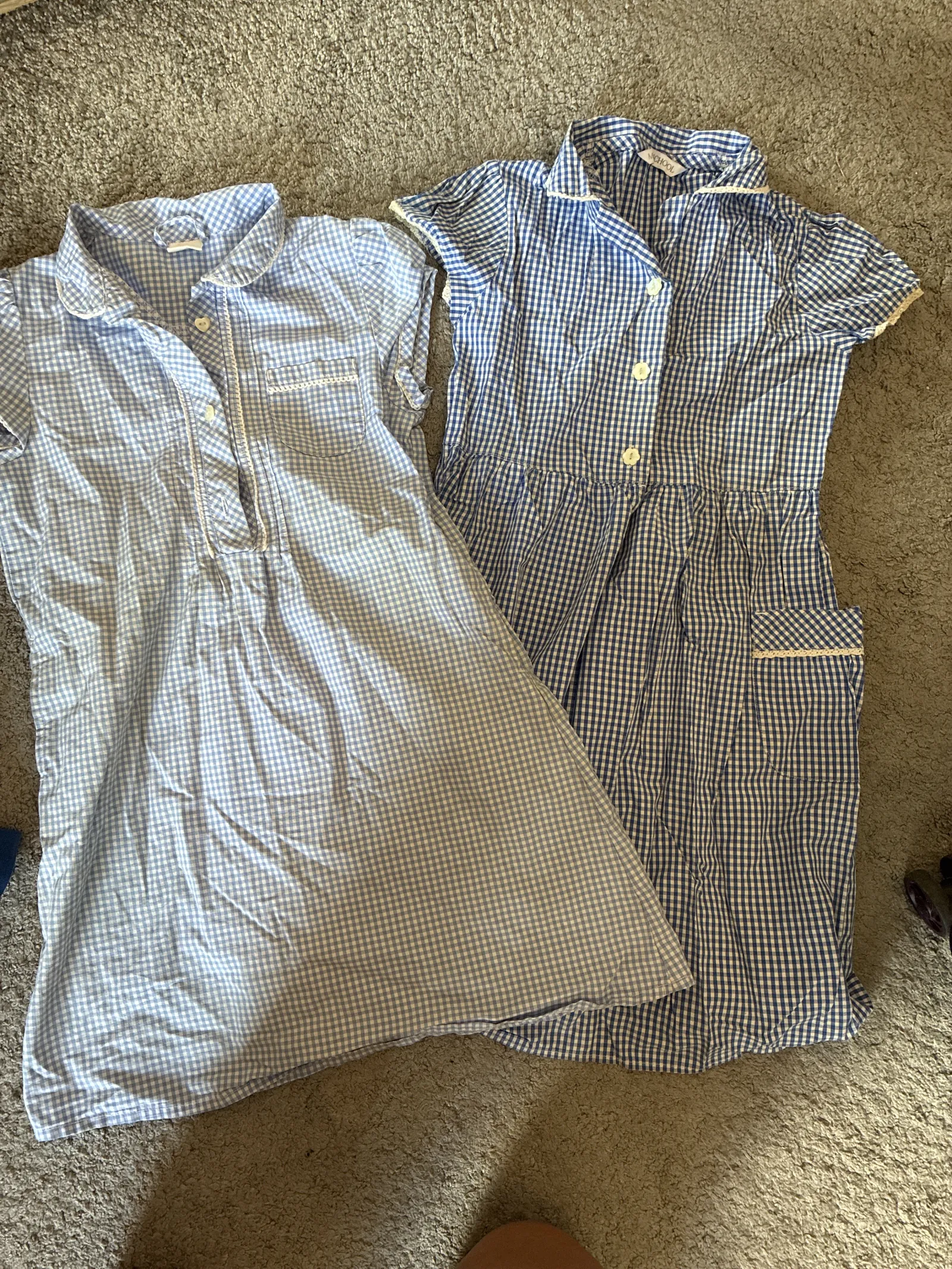 Summer dresses blue 7-8