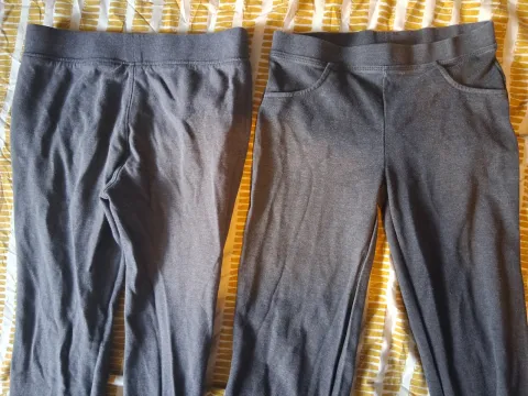 2x soft Grey Trousers '10-11 yrs'
