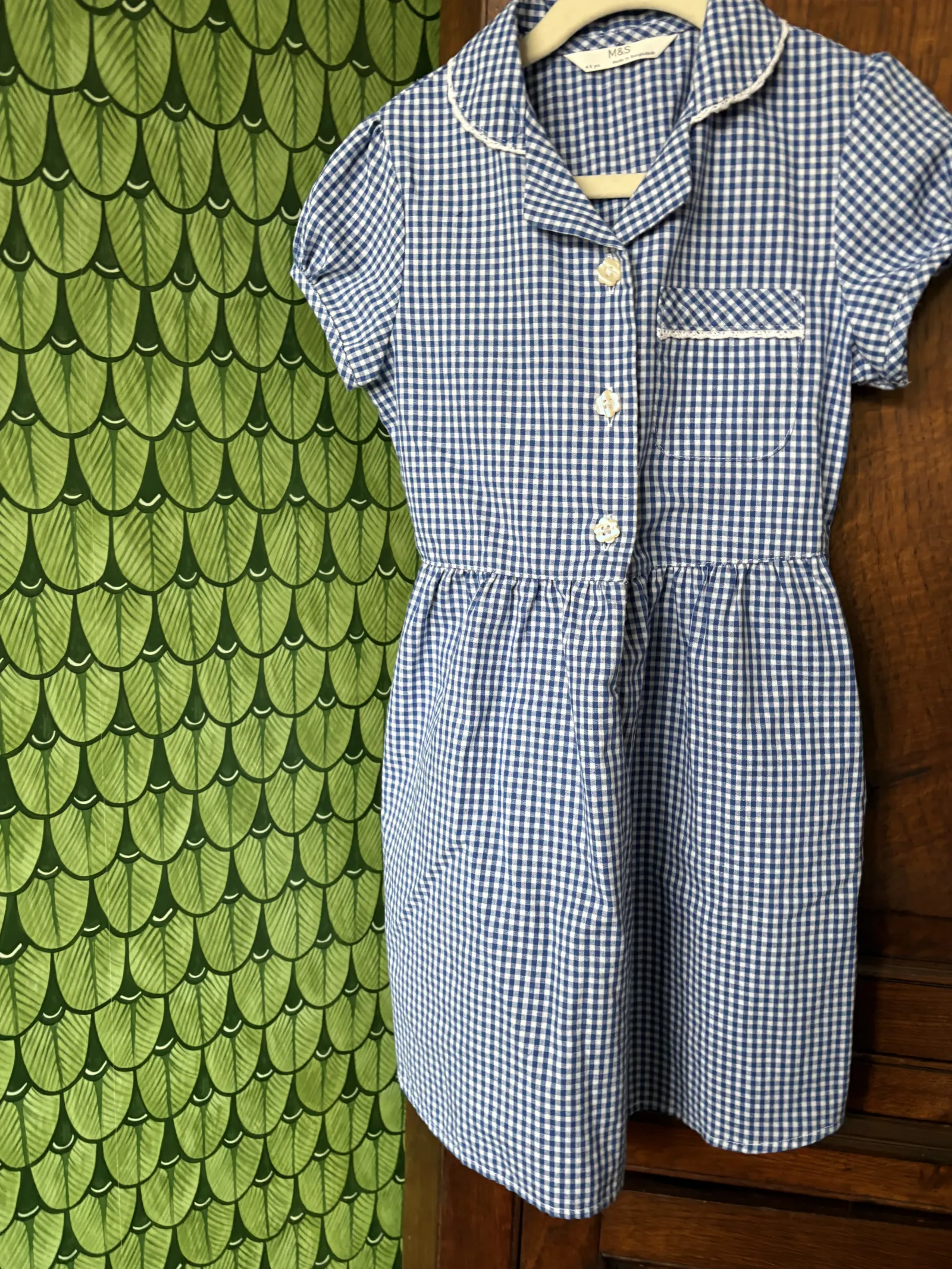 Dark blue M&S summer dress 4-5