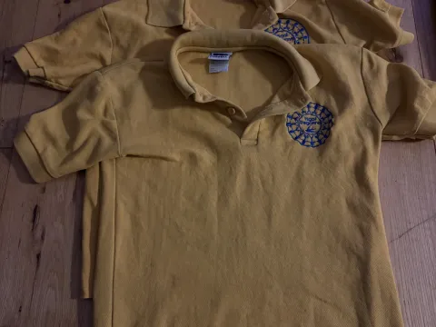 2 Ysgol Treganna polo shirts