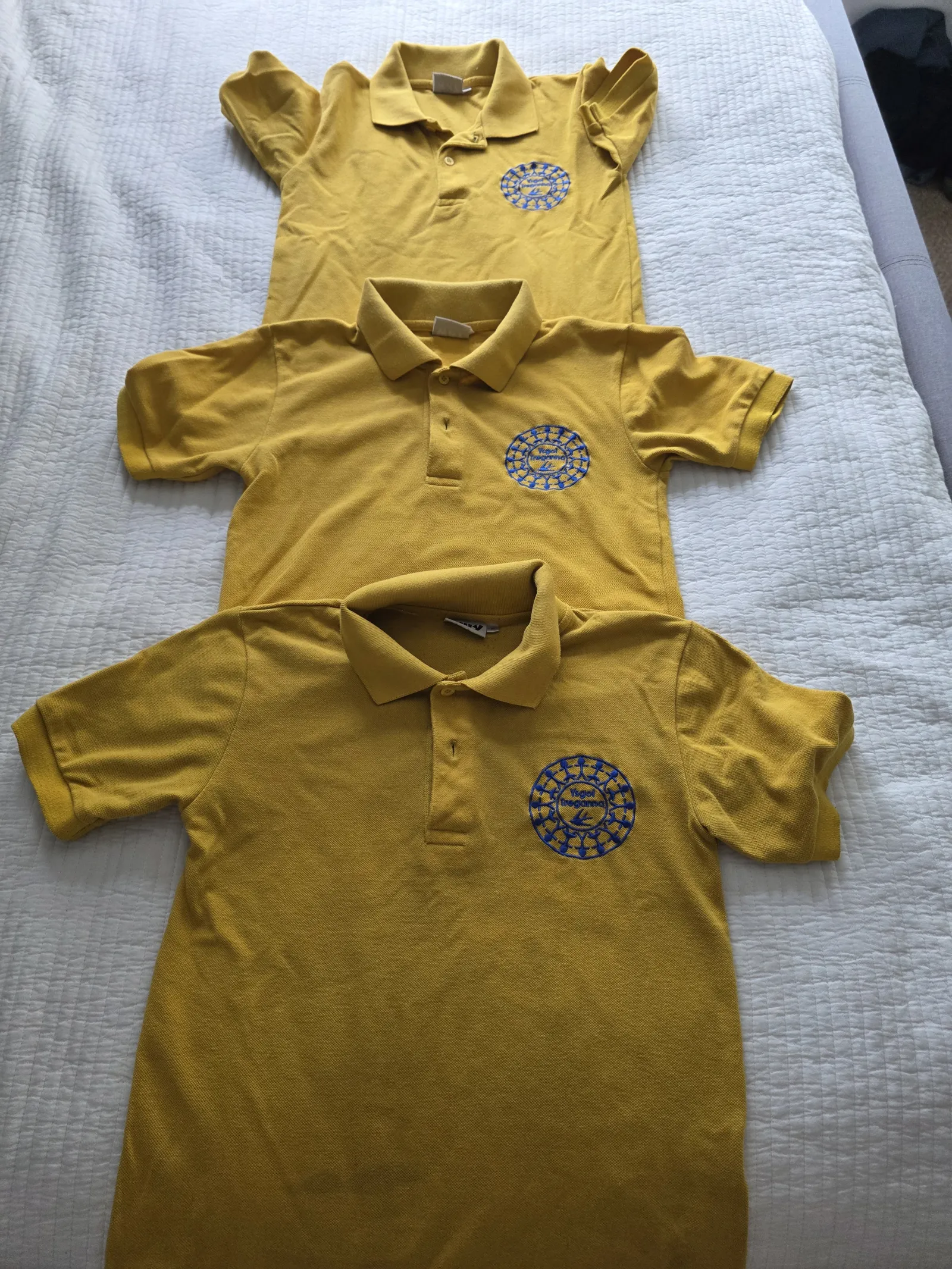3x Ysgol Treganna polo shirts